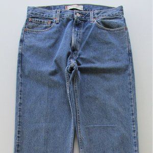 Levi's 505 Men's Straight Leg Denim Jeans Size 34 X 30